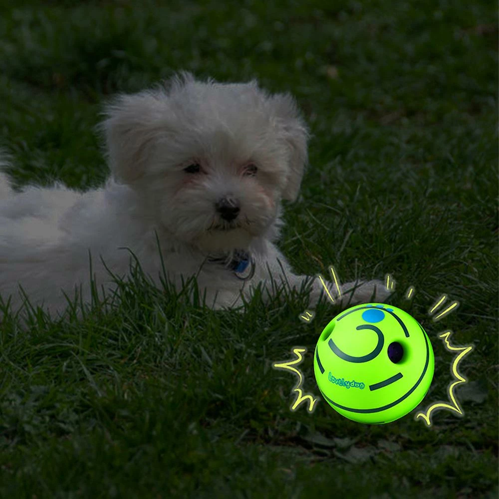 Waytogo Wobble Wag Giggle Ball Dog Outdoor Indoor Pet Toy Rolling Supplies 4 Waytogo Wobble Wag Giggle Ball Dog Outdoor Indoor Pet Toy Rolling Supplies – Image 4