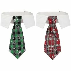 Redmiter Pet Tie Dog Tie Réglable Costume Dog Collar Ties Party Accessoires Costume De Noël