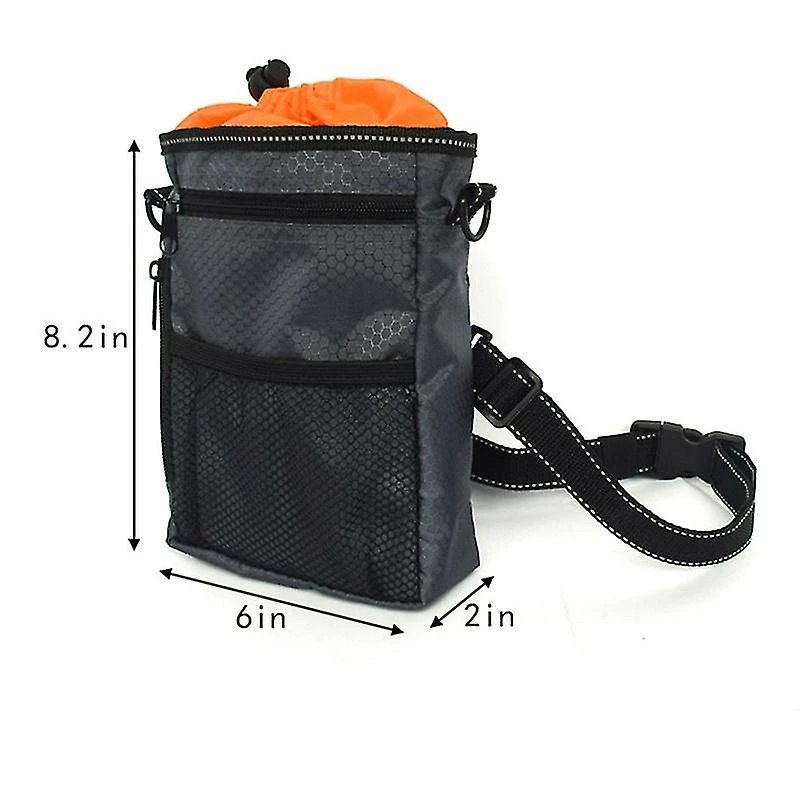 Guoguo Dog Treat Pouch, Sac De Dressage Pour Animaux De Compagnie Pour Petits à Grands Chiens, Treat Tote Carry Kibble Snacks Jouets Pour La Marche De Récompense D’entraînement, Clip En Métal, Taille B 2 Guoguo Dog Treat Pouch, Sac De Dressage Pour Animaux De Compagnie Pour Petits à Grands Chiens, Treat Tote Carry Kibble Snacks Jouets Pour La Marche De Récompense D’entraînement, Clip En Métal, Taille B – Image 2