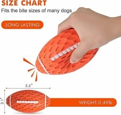Dog Toys Dog Chew Squeaky Toy Ball, Jouet De Chien Interactif Pour Une Mastication Agressive, Cadeau Durable -Pet Soin 501311987 max