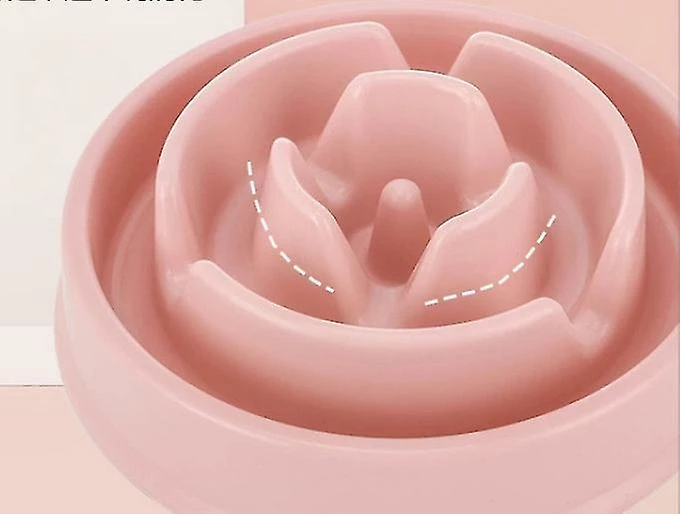 Shiyi Yi Shi Petal-shape Pet Bowl Slow-food Bowl Feeder Anti-choking Slow-food Bowl Bottom Anti-overturning Dog Bowl Pet Supplies 2 Shiyi Yi Shi Petal-shape Pet Bowl Slow-food Bowl Feeder Anti-choking Slow-food Bowl Bottom Anti-overturning Dog Bowl Pet Supplies – Image 2
