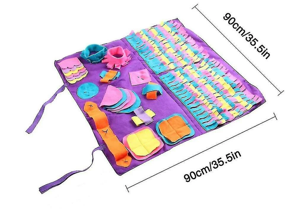 Shiyi Yi Shi Dog Sniffing Carpet, 90x90cm Grands Tapis Pour Animaux De Compagnie Pour Chiens Soft Pet Nose Work 4 Shiyi Yi Shi Dog Sniffing Carpet, 90x90cm Grands Tapis Pour Animaux De Compagnie Pour Chiens Soft Pet Nose Work – Image 4