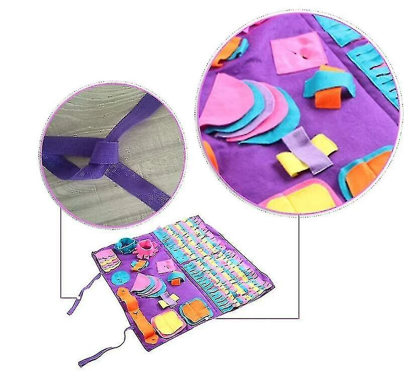 Shiyi Yi Shi Dog Sniffing Carpet, 90x90cm Grands Tapis Pour Animaux De Compagnie Pour Chiens Soft Pet Nose Work 5 Shiyi Yi Shi Dog Sniffing Carpet, 90x90cm Grands Tapis Pour Animaux De Compagnie Pour Chiens Soft Pet Nose Work – Image 5