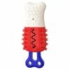 Redmiter Chien Mâcher Jouet Brosse à Dents Résistant Au Chien Morsure Dents Nettoyage Stick Outdoor Dog Toy Rubber Dog Mording Toy Dog Teether 17.3 * 7.2 * 3.6cm (bleu Et Rouge) Mieux
