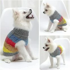 Redmiter Dog Sweaters Pet Cats Knit Pull Vêtements D’hiver Puppy Coats Jacket Apparel -Pet Soin 503819825 max