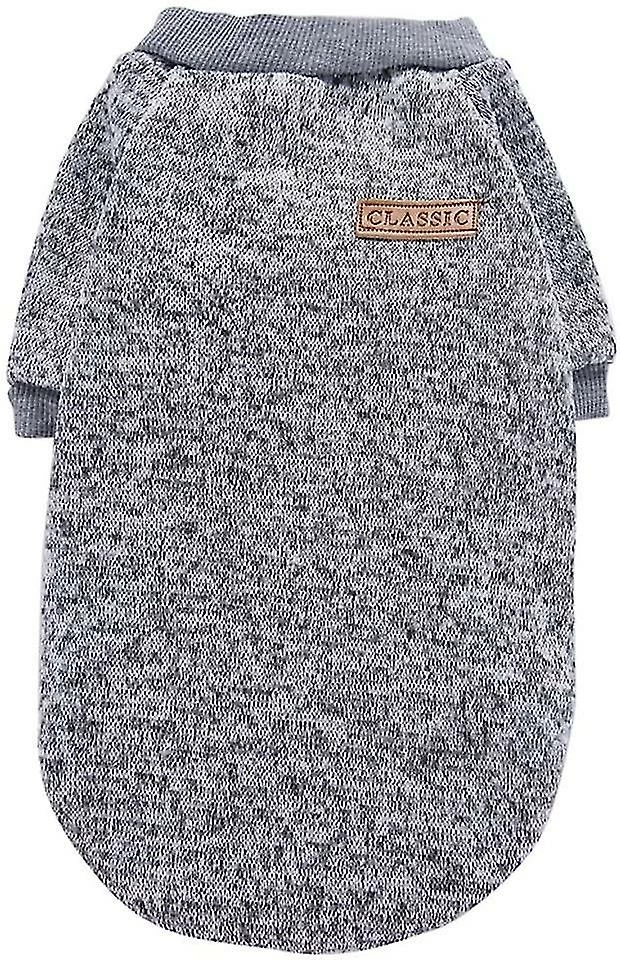Aowear Wekity Pet Dog Vêtements Tricot Dog Sweater Doux Épaississement Chaud Chiot Chiens Chemise Hiver Puppy Pull Pour Chiens (gris, S) 3 Aowear Wekity Pet Dog Vêtements Tricot Dog Sweater Doux Épaississement Chaud Chiot Chiens Chemise Hiver Puppy Pull Pour Chiens (gris, S) – Image 3