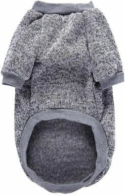 Aowear Wekity Pet Dog Vêtements Tricot Dog Sweater Doux Épaississement Chaud Chiot Chiens Chemise Hiver Puppy Pull Pour Chiens (gris, S) 8 Aowear Wekity Pet Dog Vêtements Tricot Dog Sweater Doux Épaississement Chaud Chiot Chiens Chemise Hiver Puppy Pull Pour Chiens (gris, S) -Pet Soin 504124029 max