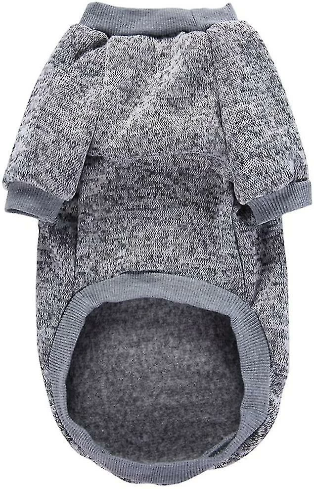 Aowear Wekity Pet Dog Vêtements Tricot Dog Sweater Doux Épaississement Chaud Chiot Chiens Chemise Hiver Puppy Pull Pour Chiens (gris, S) 4 Aowear Wekity Pet Dog Vêtements Tricot Dog Sweater Doux Épaississement Chaud Chiot Chiens Chemise Hiver Puppy Pull Pour Chiens (gris, S) – Image 4