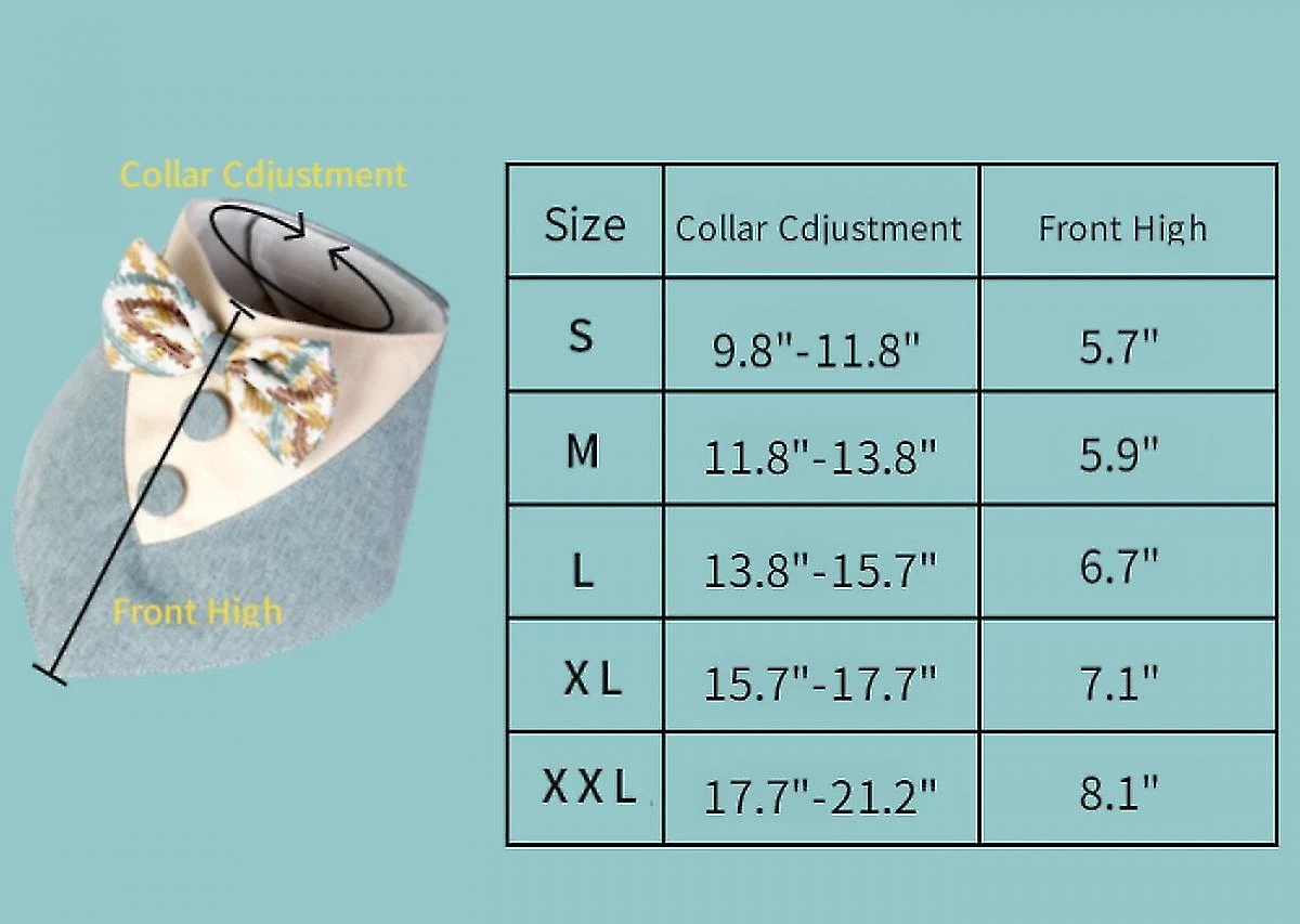 Aowear Wekity New Pet Triangle Scarf, Dog Or Cat Saliva Towel, British Triangle Scarf, Gentleman Bow Bib, Pet Costume Accessories For Small Medium Large Dogs 4 Aowear Wekity New Pet Triangle Scarf, Dog Or Cat Saliva Towel, British Triangle Scarf, Gentleman Bow Bib, Pet Costume Accessories For Small Medium Large Dogs – Image 4