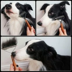 Crday Manteau King Undercoat Rake Dog Grooming Peigne, Brosses De Chien Pour La Perte Stripping Cadeau -Pet Soin 505454966 max