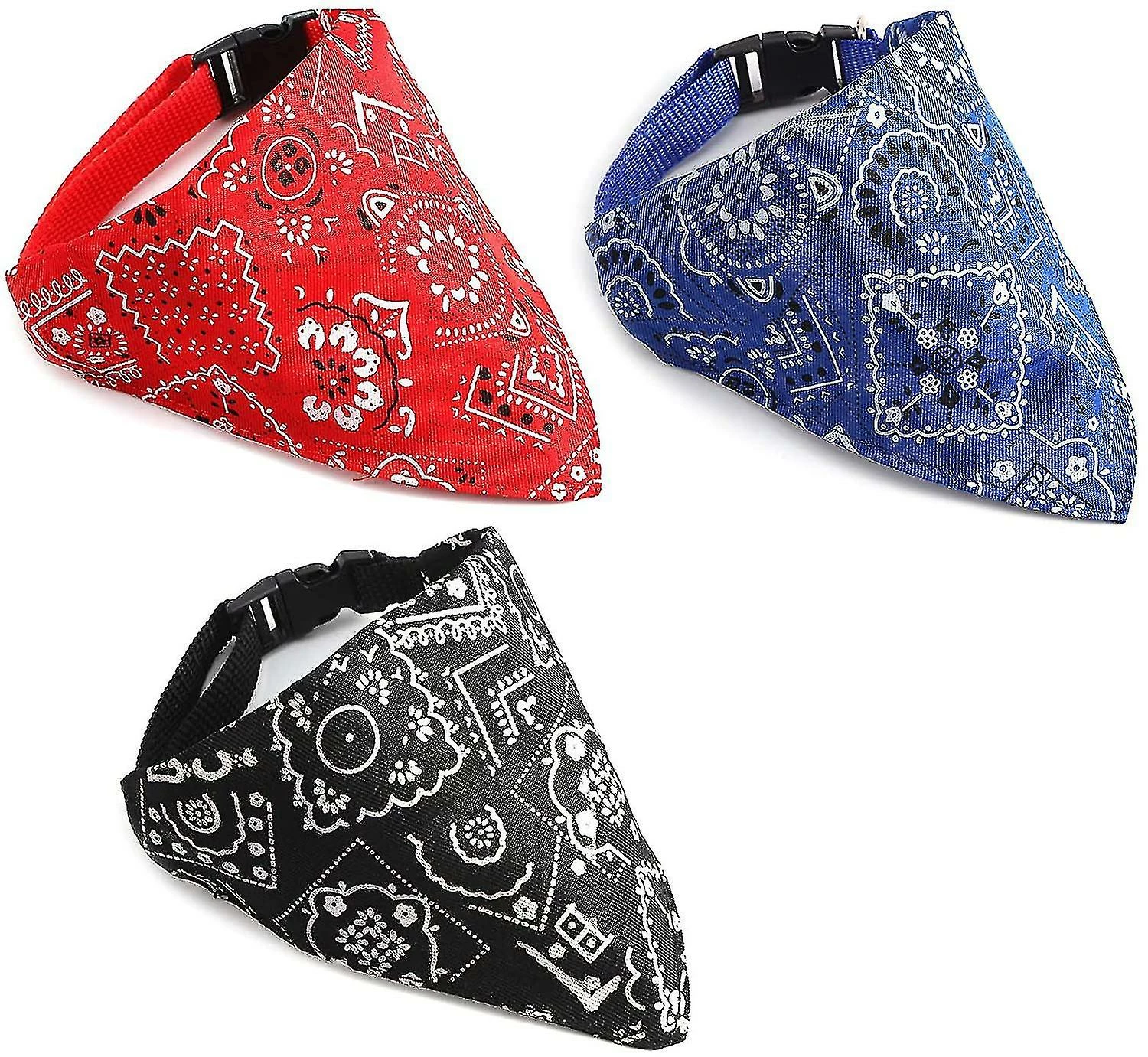 Unbranded 3 Pack Dog Bandana Collar Boho Pet Scarf Neckerchief Triangle Dog Bibs Kerchief 1 Unbranded 3 Pack Dog Bandana Collar Boho Pet Scarf Neckerchief Triangle Dog Bibs Kerchief
