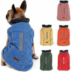 Unbranded Cold Winter Dog Pet Coat Jacket Vest Warm Outfit Clothes For Small Medium Large Gift