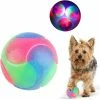 Wonderful 3 Pcs Clignotant Balle Élastique Dog Ball Glow In The Dark Jouet Interactif Pour Chiot Chat Chien