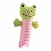 Unbranded Chien Mâcher Jouet Son Coton Pet Puppy Jouets Squeaky Pets Morsure Mâcher Puppy Dog Toy (grenouille)