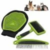 Unbranded Kit De Toilettage Pour Animaux De Compagnie 3 Pièces Outil De Nettoyage Cat Dog Hair Remover Comb Massage Gants