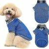 Unbranded Classic Dog Winter Jumpers - Soft Warm Dog Cold Weather Sweater Vêtements Tricotés
