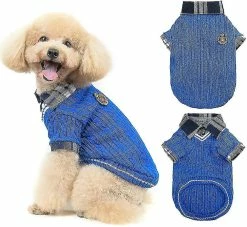 Unbranded Classic Dog Winter Jumpers - Soft Warm Dog Cold Weather Sweater Vêtements Tricotés