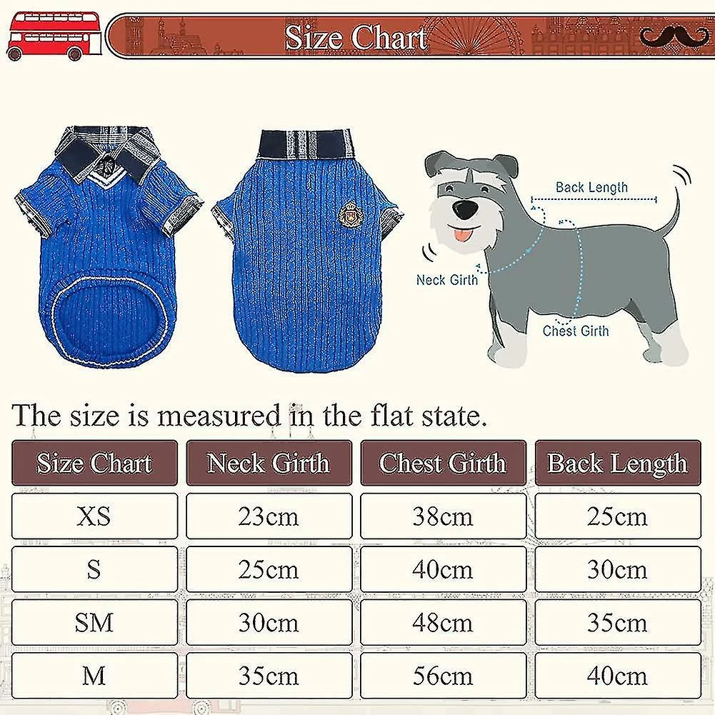 Unbranded Classic Dog Winter Jumpers - Soft Warm Dog Cold Weather Sweater Vêtements Tricotés 2 Unbranded Classic Dog Winter Jumpers - Soft Warm Dog Cold Weather Sweater Vêtements Tricotés – Image 2