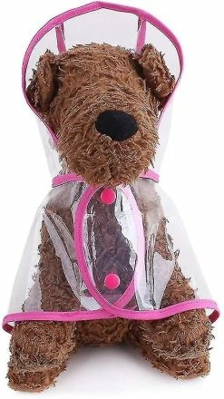 Unbranded Mode Puppy Pet Imperméable Transparent Imperméable Outdoor Dog Imperméable à Capuche -Pet Soin 507664404 max