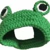 Unbranded 1pcs Pet Funny Hat Mignon Cat Hat Cartoon Dog Hat Adorable Frog Shape Pet Cap Pet