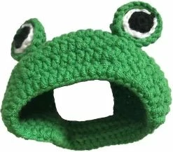 Unbranded 1pcs Pet Funny Hat Mignon Cat Hat Cartoon Dog Hat Adorable Frog Shape Pet Cap Pet