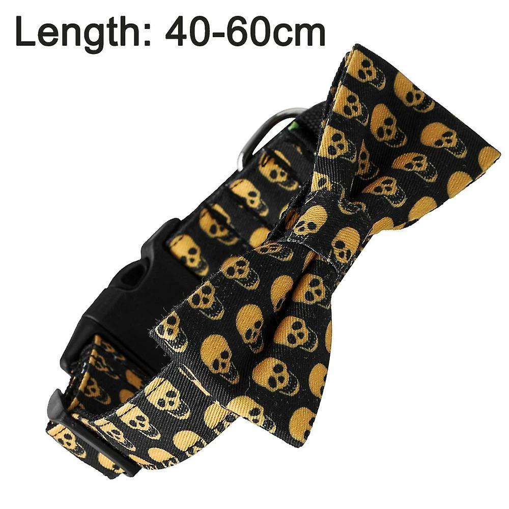 Knpht Halloween Dog Collar Strap Removable Cute Bow Tie Réglable Pet Collar 2 Knpht Halloween Dog Collar Strap Removable Cute Bow Tie Réglable Pet Collar – Image 2