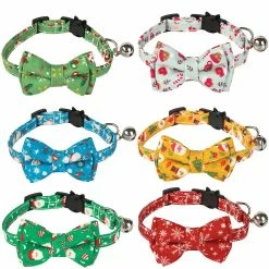 Knpht 2 Pack Christmas Dog Collar With Bow Tie, Santa Claus And Christmas Snowflake Co 9 Knpht 2 Pack Christmas Dog Collar With Bow Tie, Santa Claus And Christmas Snowflake Co -Pet Soin 509247377 max