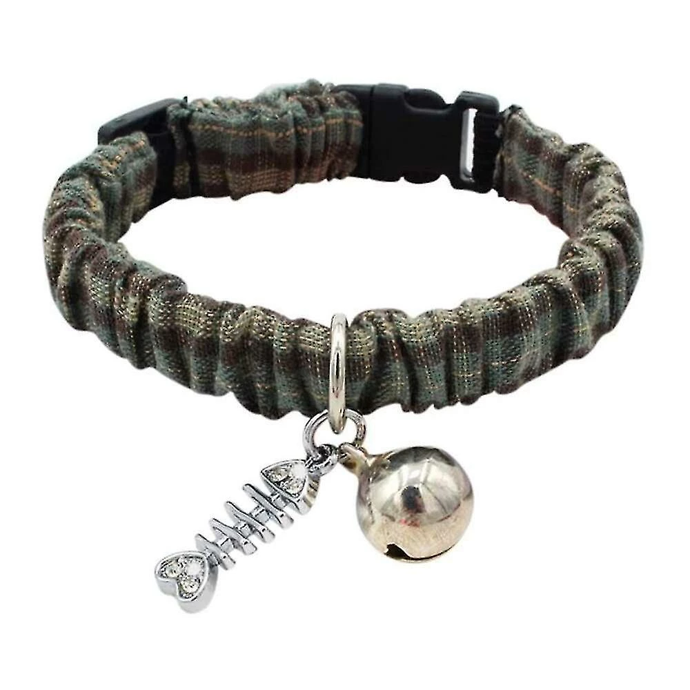 Aowear Pet Dog Cat Floral Elastic Collier Réglable Avec Cloche, Couronne, Poisson 1 Aowear Pet Dog Cat Floral Elastic Collier Réglable Avec Cloche, Couronne, Poisson