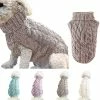 Aowear Pet Sweaters Dog Turtleneck Pulls Tricotés Pulls Chauds Tricots Outwear Froid