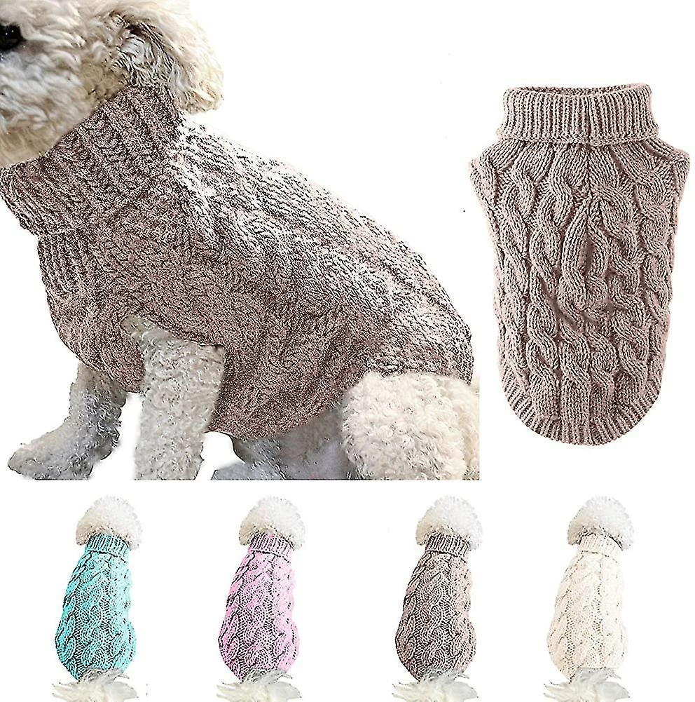 Aowear Pet Sweaters Dog Turtleneck Pulls Tricotés Pulls Chauds Tricots Outwear Froid 1 Aowear Pet Sweaters Dog Turtleneck Pulls Tricotés Pulls Chauds Tricots Outwear Froid