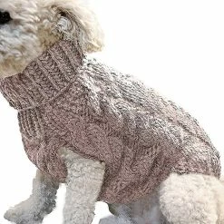 Aowear Pet Sweaters Dog Turtleneck Pulls Tricotés Pulls Chauds Tricots Outwear Froid 8 Aowear Pet Sweaters Dog Turtleneck Pulls Tricotés Pulls Chauds Tricots Outwear Froid -Pet Soin 510021439 max