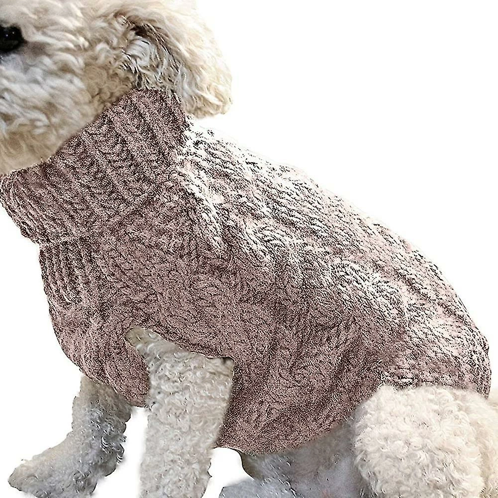 Aowear Pet Sweaters Dog Turtleneck Pulls Tricotés Pulls Chauds Tricots Outwear Froid 4 Aowear Pet Sweaters Dog Turtleneck Pulls Tricotés Pulls Chauds Tricots Outwear Froid – Image 4