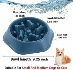 Aowear Dog Bowl Slow Feeder Dog Bowls Petit Chien Slow Feeding Dogs Bowl Slow Eating Dog Slow -Pet Soin 510026199 max