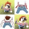 Mike Funny Dog Vêtements Chiens Cosplay Costume Halloween Comical Outfits Tenant Un Couteau Set Pet Cat Dog Festival Party Clothing