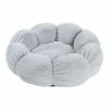 Unbranded 40cm Cute Pet Kennel Round Cute Cat Winter Plush Cat Kennel Universal Dog Kennel For All Seasons Grey F