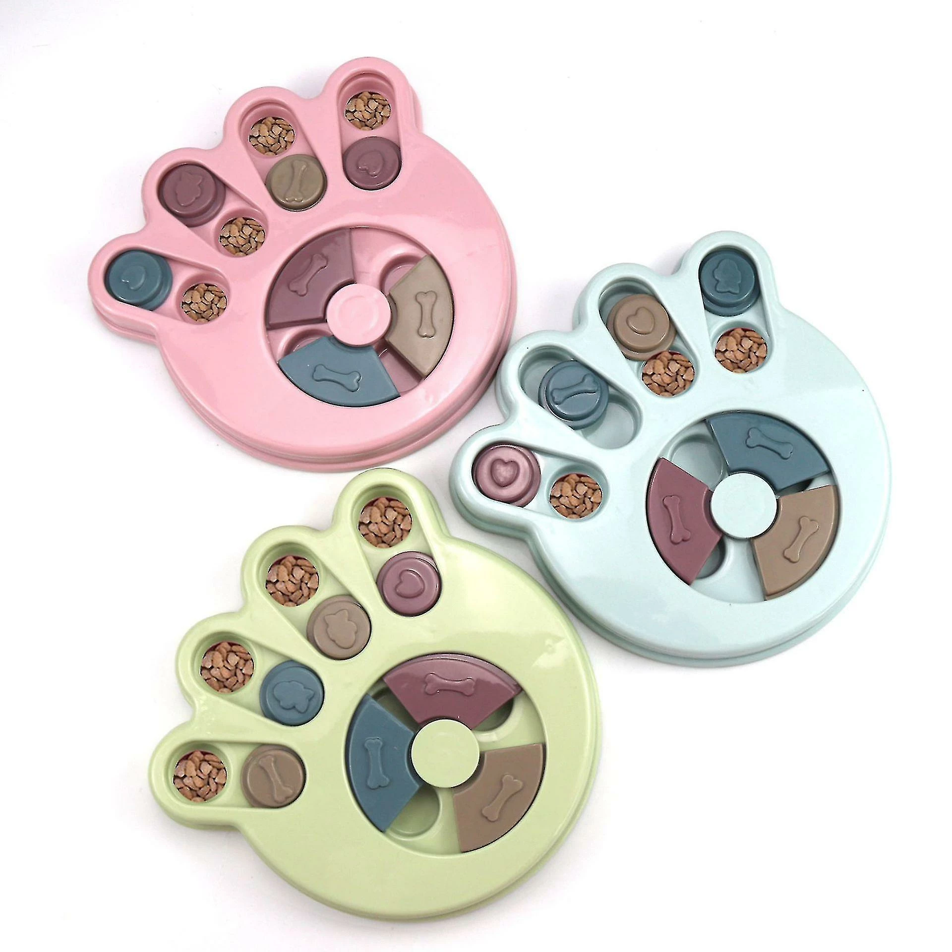 Shiyi Chien Interactif Puzzle Feeder Stimulant Iq Brain Jeux Puppy Toy Pour L’ennui Slow Feeding Dog Treat Taille Du Distributeur, Couleurhexagongreenyiyi 2 Shiyi Chien Interactif Puzzle Feeder Stimulant Iq Brain Jeux Puppy Toy Pour L’ennui Slow Feeding Dog Treat Taille Du Distributeur, Couleurhexagongreenyiyi – Image 2