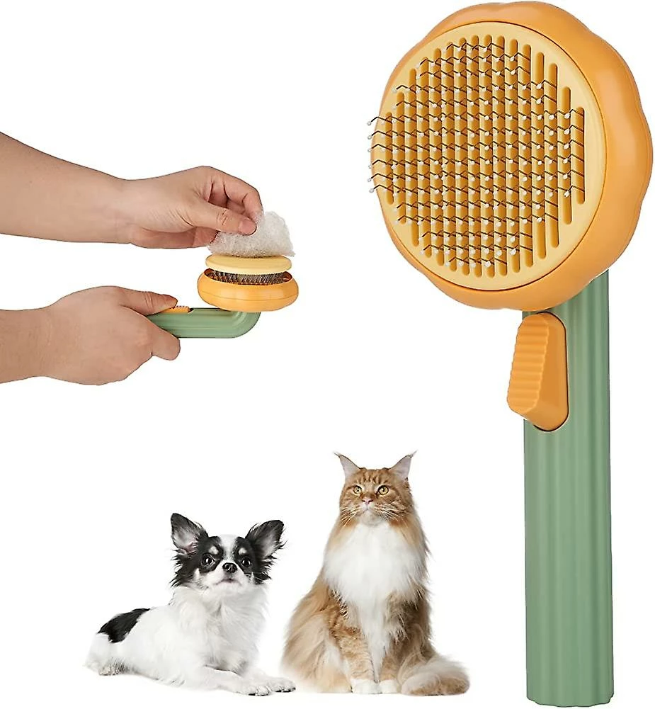 Pet Combs Brushes Brosses Pour Chats Brosses Pour Chiens. Self-nettoyant Dog Grooming Brush Hair Remover Pet Brush 1 Pet Combs Brushes Brosses Pour Chats Brosses Pour Chiens. Self-nettoyant Dog Grooming Brush Hair Remover Pet Brush