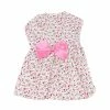 Unbranded Adorable Pet Dog Dress Floral Bowknot Tutu Robes Pet Cat Wedding Party Casual Dog Clothes Pet Supplies - Taille L (bleu)