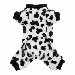 Unbranded Cow Spot Pattern Polyester Dog Clothes Automne Vêtements D’hiver Pet Coat Dog Clothes Small Pet Dog Coat Taille S -Pet Soin 519641940 max