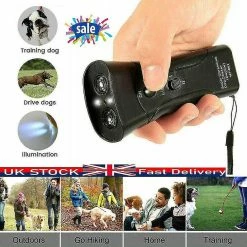 Unbranded Ssdlv Petgentle Ultrasonic Anti Dog Barking Pet Trainer Led Light Gentle Chaser-style