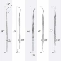Unbranded Outils Dentaires Professionnels, Dog Dental Tooth Scaler 5 Pack -Pet Soin 521535418 max