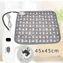 Hcankcan Pet Heating Pad Cat Dog Électrique Chauffé Imperméable à L’eau Mat Lit Uk Plug -Pet Soin 521860994 max