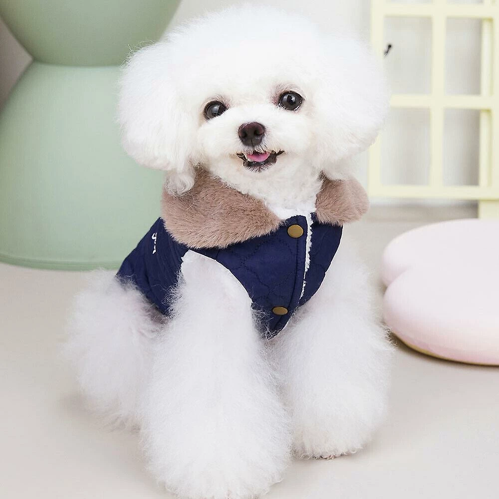Chanker Pet Puppy Dog Winter Manteau Chaud Polaire Veste Rembourrée Gilet Vêtements Extérieur 3 Chanker Pet Puppy Dog Winter Manteau Chaud Polaire Veste Rembourrée Gilet Vêtements Extérieur – Image 3