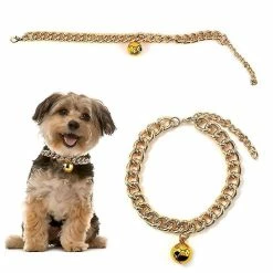 Aswei Pas De Discration Dog Gold Chain Premium Pet Chain Cat Collar Avec Cloche En Aluminium 9 Aswei Pas De Discration Dog Gold Chain Premium Pet Chain Cat Collar Avec Cloche En Aluminium -Pet Soin 526144591 max