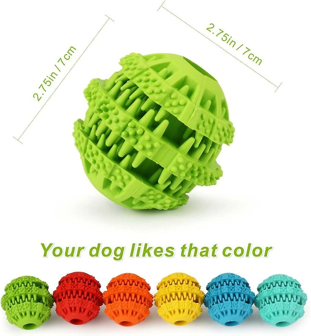 Unbranded Dog Toy Ball, Non-toxic Anti-bite Dog Chew Ball Food Snack Feeder Teeth Cleaning Practice 2 Unbranded Dog Toy Ball, Non-toxic Anti-bite Dog Chew Ball Food Snack Feeder Teeth Cleaning Practice – Image 2