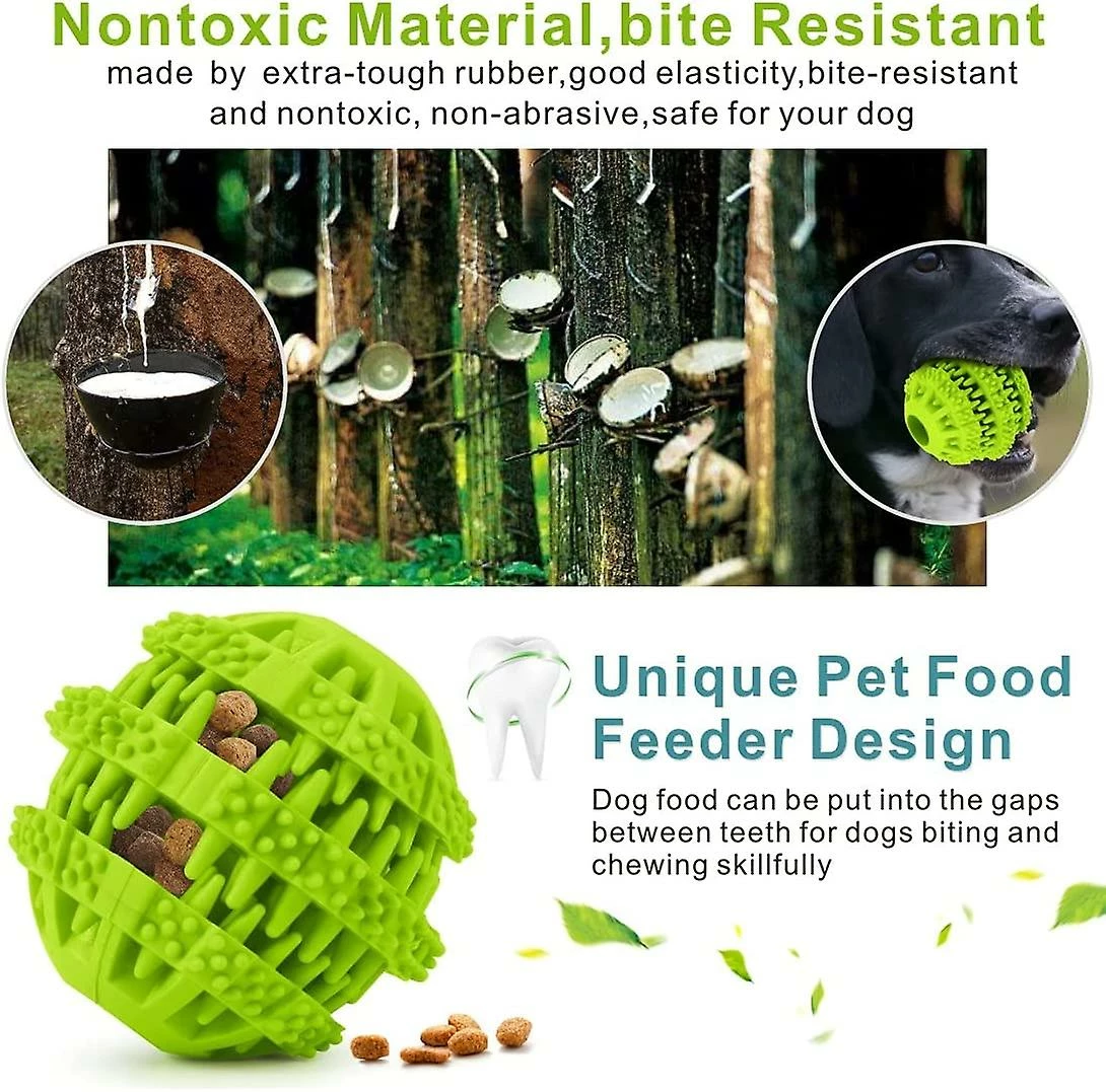 Unbranded Dog Toy Ball, Non-toxic Anti-bite Dog Chew Ball Food Snack Feeder Teeth Cleaning Practice 5 Unbranded Dog Toy Ball, Non-toxic Anti-bite Dog Chew Ball Food Snack Feeder Teeth Cleaning Practice – Image 5