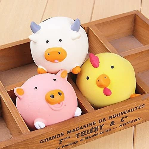 Unbranded 3pcs Safe Latex Dog Squeaky Toys, Chew Molar Dog Toys, 2.8-inch Diamètre, Pour Chiot Petit 2 Unbranded 3pcs Safe Latex Dog Squeaky Toys, Chew Molar Dog Toys, 2.8-inch Diamètre, Pour Chiot Petit – Image 2