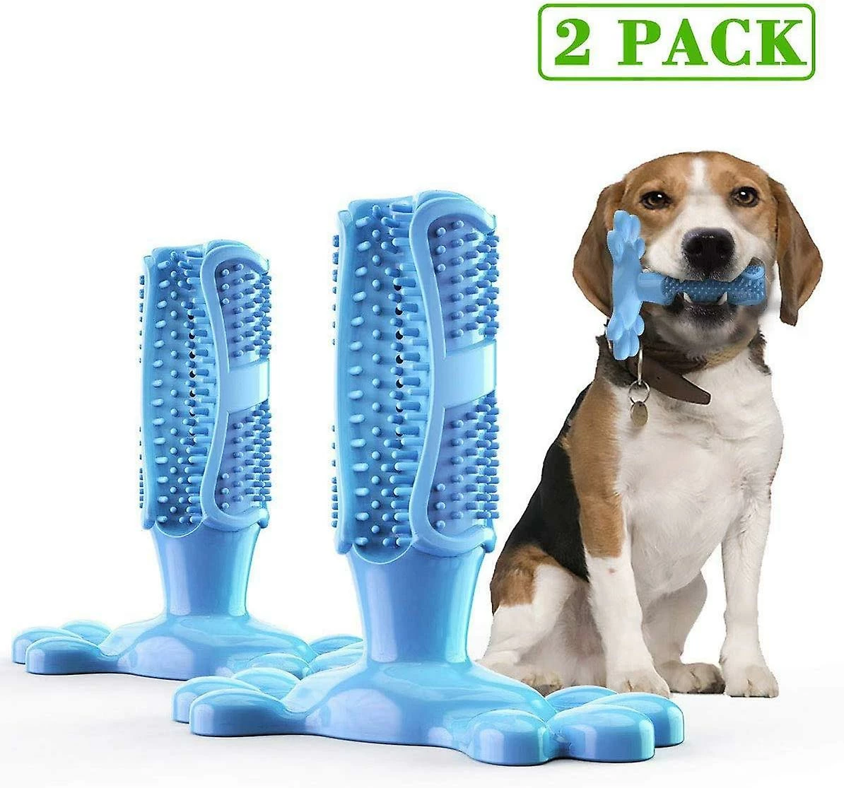 Unbranded Dog Toothbrush Made Of Natural Rubber, Chew Toy For Teeth Cleaning, Dental Care, Puppy 1 Unbranded Dog Toothbrush Made Of Natural Rubber, Chew Toy For Teeth Cleaning, Dental Care, Puppy