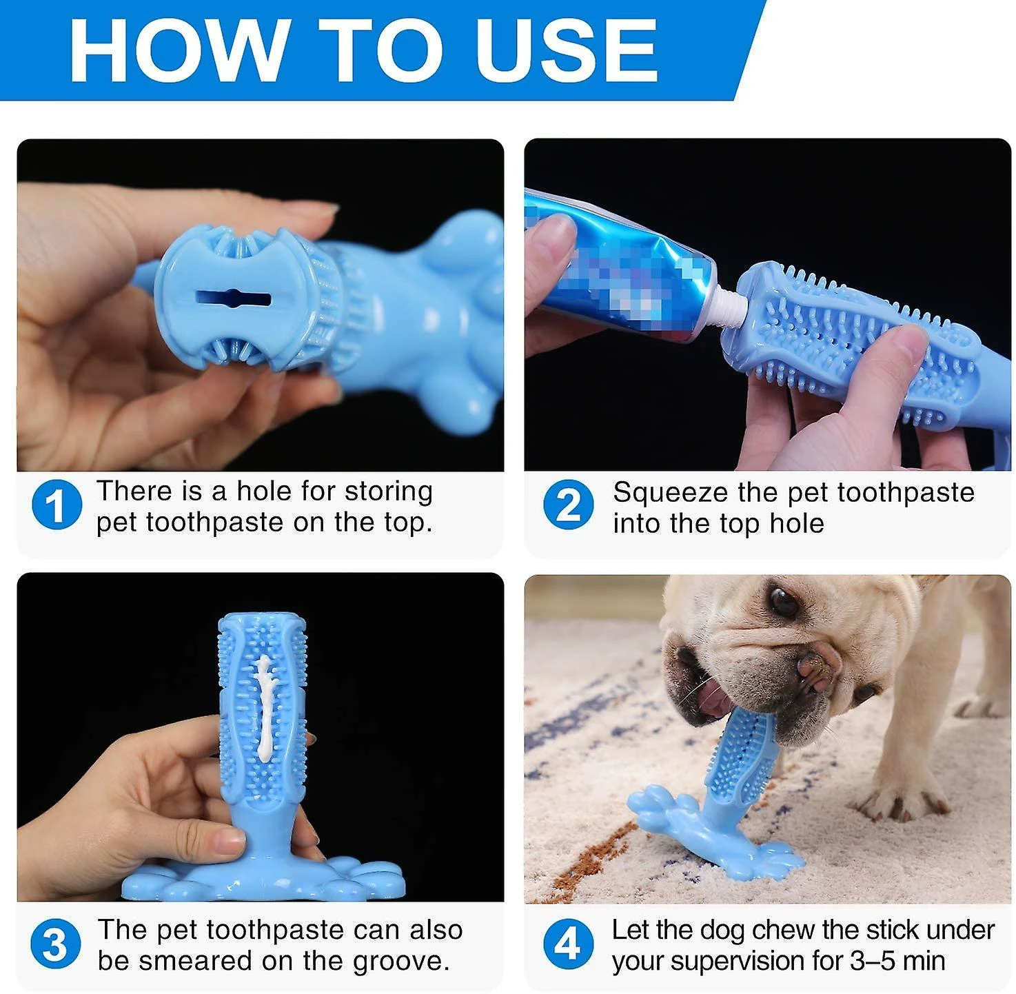 Unbranded Dog Toothbrush Made Of Natural Rubber, Chew Toy For Teeth Cleaning, Dental Care, Puppy 4 Unbranded Dog Toothbrush Made Of Natural Rubber, Chew Toy For Teeth Cleaning, Dental Care, Puppy – Image 4