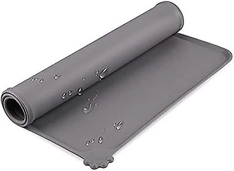 Unbranded Silicon Floor Cat Dog Pet Feeding Bowl Mat Antidérapant Imperméable Essuyable Facile à Nettoyer (noir) 2 Unbranded Silicon Floor Cat Dog Pet Feeding Bowl Mat Antidérapant Imperméable Essuyable Facile à Nettoyer (noir) – Image 2